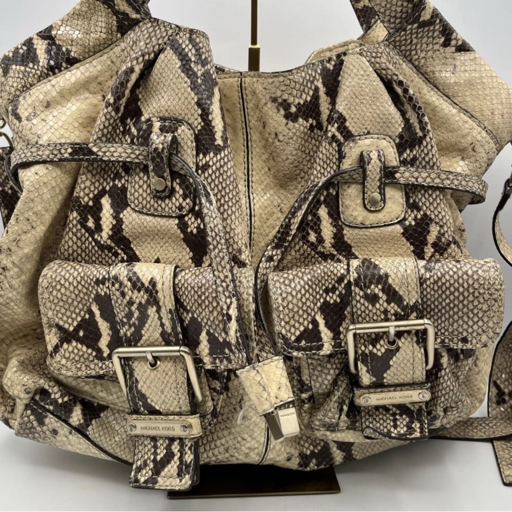 Michael Kors Python Snakeskin Pattern Crossbody B… - image 8
